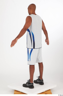  Tiago basketball clothing black sneakers dressed standing white shorts white tank top whole body 0012.jpg